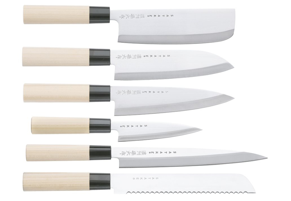 Houcho Knife set, 6 knives - Satake i gruppen Matlaging / Kjøkkenkniver / Knivsett hos The Kitchen Lab (1070-33335)