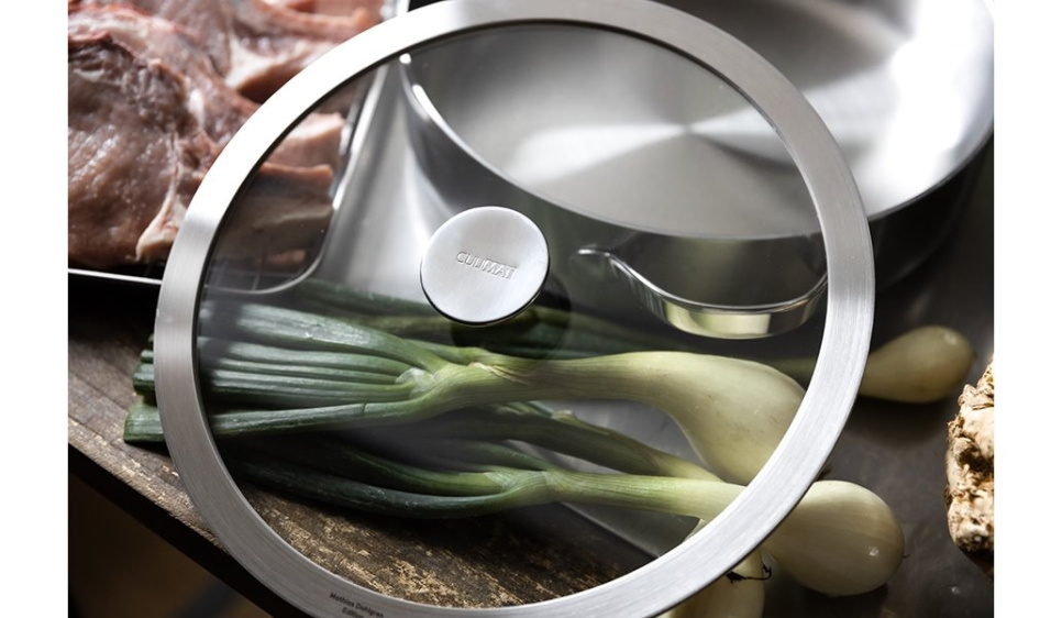 Sautépanne 28 cm, rustfritt stål - Culimat
