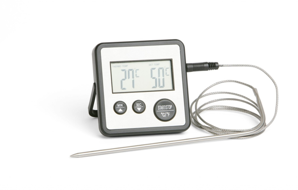 Digitalt steketermometer med timer i gruppen Matlaging / Målere / Kjøkkentermometer / Steketermometer hos The Kitchen Lab (1071-10715)