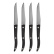 Grillkniver Palermo Curve, 4-pakning - Exxent