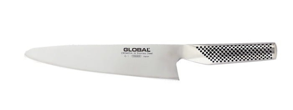 Global G-1 Kokkekniv 21 cm, avrundet spiss i gruppen Matlaging / Kjøkkenkniver / Kokkekniver hos The Kitchen Lab (1073-10390)