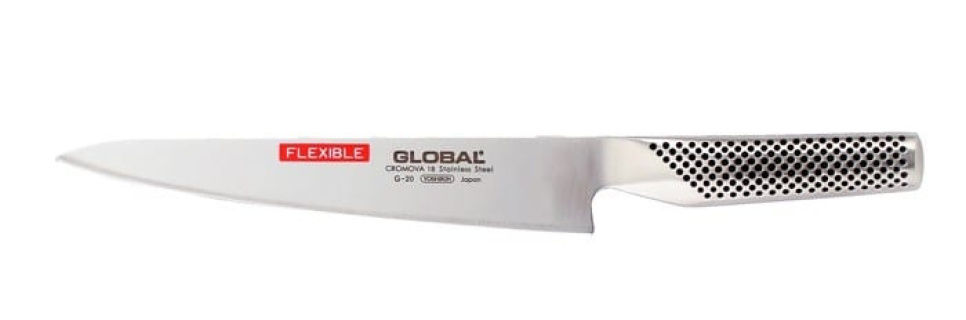 Global G-20 Bred filetkniv, 21cm, fleksibel i gruppen Matlaging / Kjøkkenkniver / Filetkniver hos The Kitchen Lab (1073-10405)