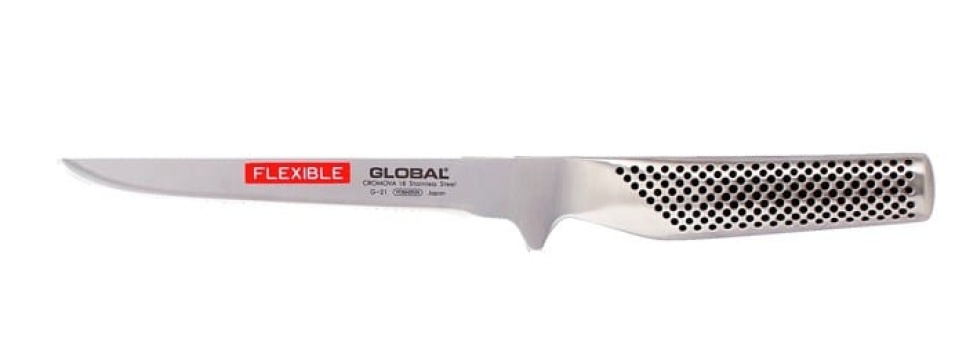 Global G-21 Filetkniv 16cm, fleksibel i gruppen Matlaging / Kjøkkenkniver / Filetkniver hos The Kitchen Lab (1073-10406)