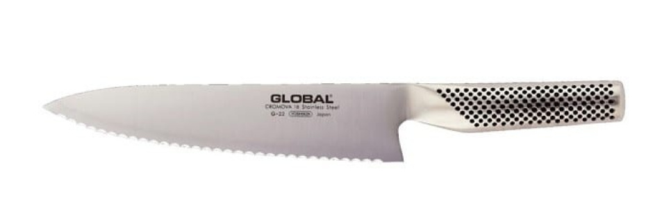 Global G-22 Brødkniv 20cm i gruppen Matlaging / Kjøkkenkniver / Brødkniver hos The Kitchen Lab (1073-10407)