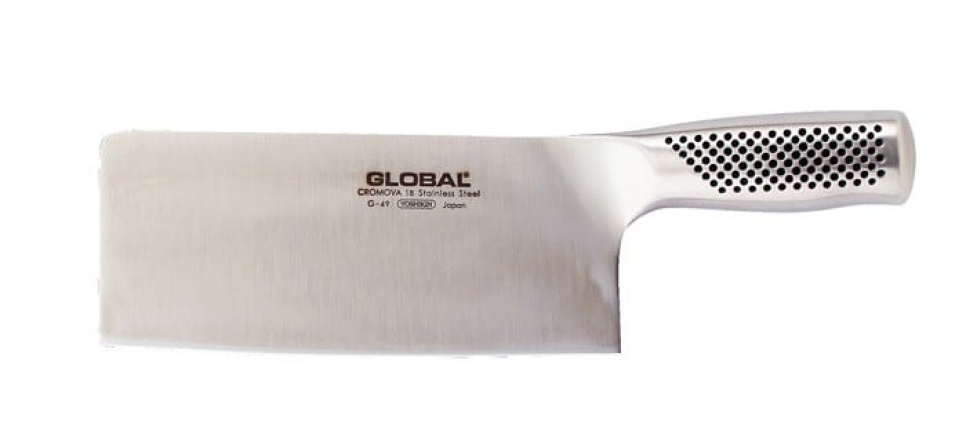Kinesisk grønnsakshakke, 18 cm - Global G-49 i gruppen Matlaging / Kjøkkenkniver / Grønnsakskniver hos The Kitchen Lab (1073-10424)