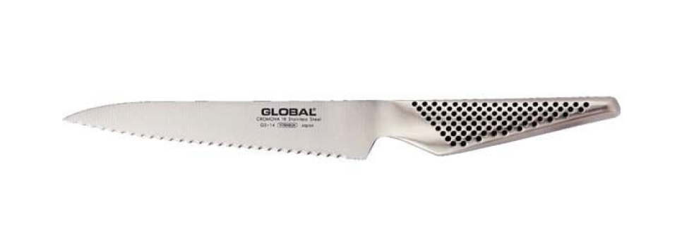 Global GS-14 universalkniv 15 cm takket i gruppen Matlaging / Kjøkkenkniver / Allsidige kniver hos The Kitchen Lab (1073-10453)