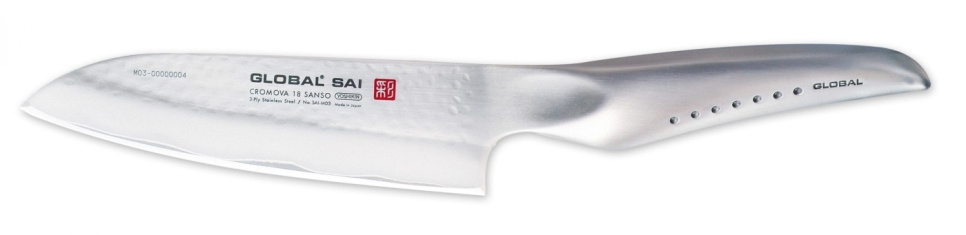 Santokukniv 13,5cm - Global Sai i gruppen Matlaging / Kjøkkenkniver / Santokukniv hos The Kitchen Lab (1073-11722)