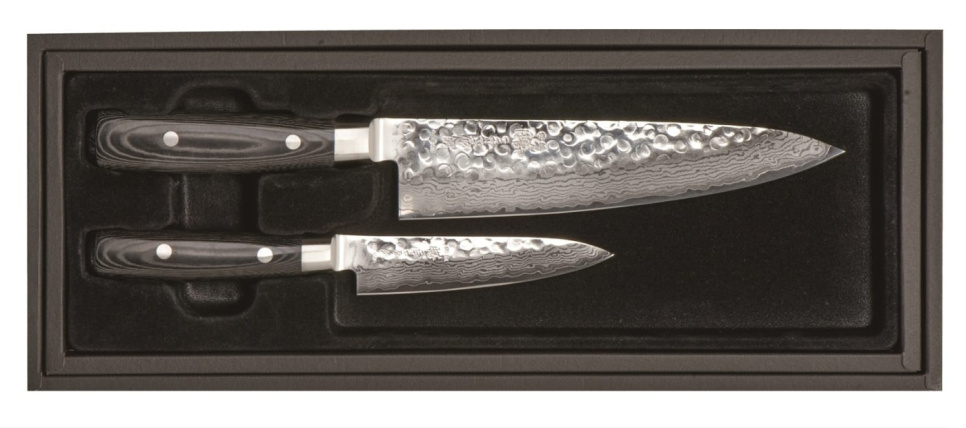 Knivsett 2 deler Kokkekniv 20 cm + Brukskniv 12 cm - Yaxell ZEN i gruppen Matlaging / Kjøkkenkniver / Knivsett hos The Kitchen Lab (1073-13372)