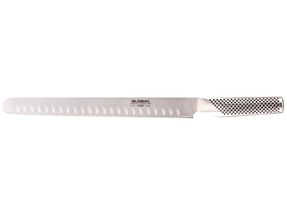 Global G-87 Lakse- og skinkekniv, Olivenmalt, 27 cm i gruppen Matlaging / Kjøkkenkniver / Lakse- og skinkekniver hos The Kitchen Lab (1073-13858)