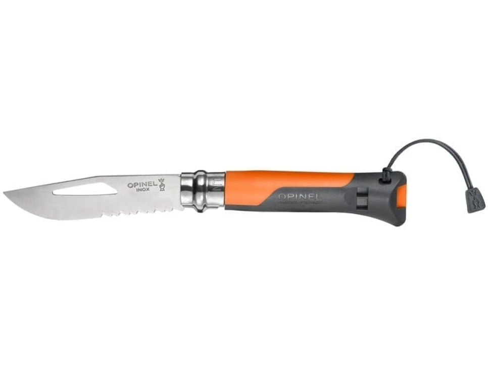 No. 8 Utendørs filetkniv, oransje/svart - Opinel i gruppen Matlaging / Kjøkkenkniver / Andre kniver hos The Kitchen Lab (1073-13867)