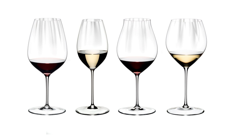 Vinsmakingssett, fire forskjellige glass, Performance - Riedel i gruppen Bar og Vin / Vinglass / Vinsmakingsglass hos The Kitchen Lab (1073-24116)
