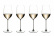 Riesling/Zinfandel, Hvitvinsglass, Veritas 4-pakning - Riedel