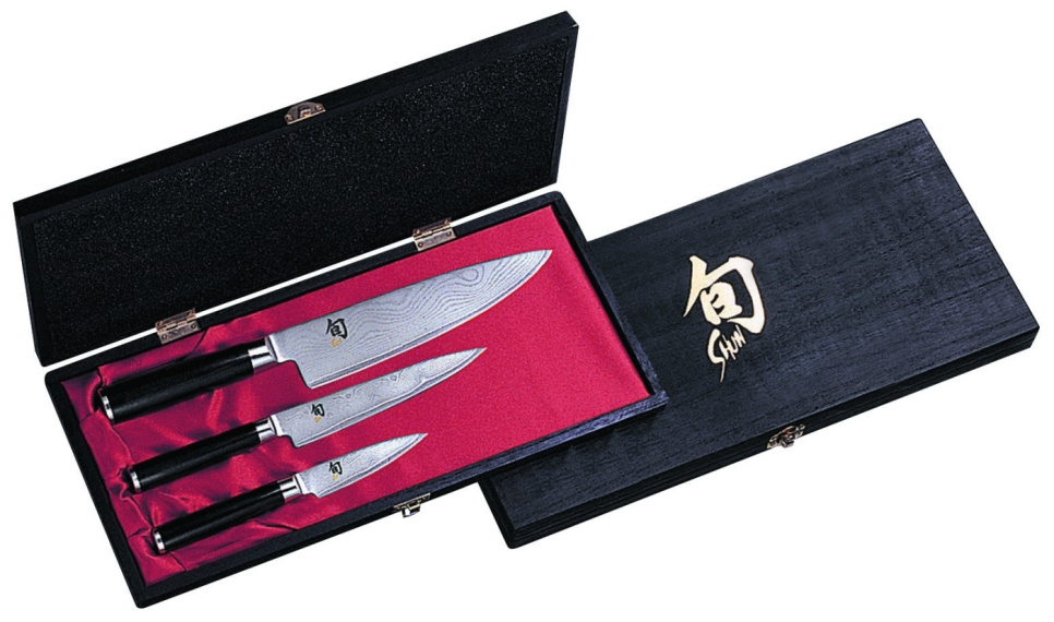 Knivsett 3 deler KAI Shun Classic, DM-0700, 0701 & 0706 i gruppen Matlaging / Kjøkkenkniver / Knivsett hos The Kitchen Lab (1074-11646)