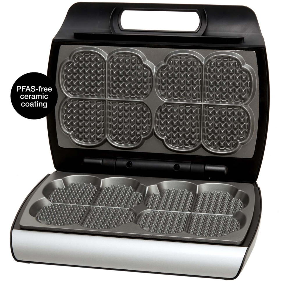 Vaffeljern Elegance Sound, dobbelt - Åviken i gruppen Kjøkkenapparater. / Varme & Koke / Vaffeljern hos The Kitchen Lab (1074-22862)