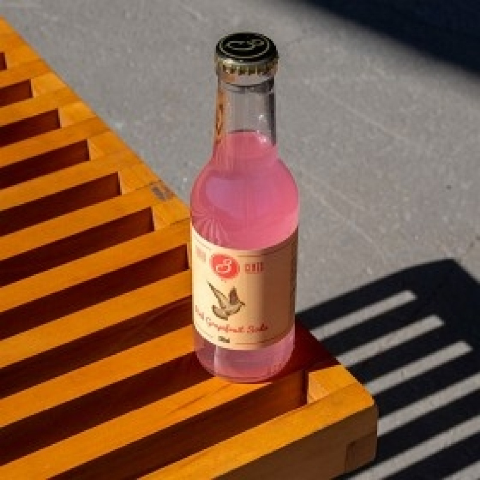 Pink Grapefruit Soda, 200 ml - Three Cents Pink Grapefruit Soda, 200 ml - Three Cents