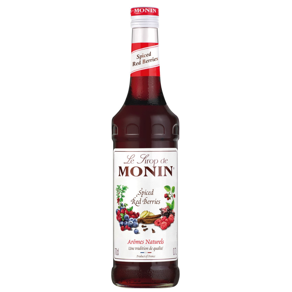 Monin Spiced Red Berries Syrup 70 cl i gruppen Matlaging / Kolonial hos The Kitchen Lab (1083-30765)