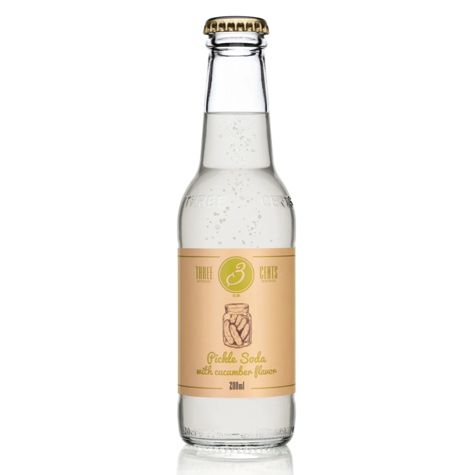 Pickle Soda, 200 ml - Three Cents i gruppen Matlaging / Kolonial hos The Kitchen Lab (1083-35665)