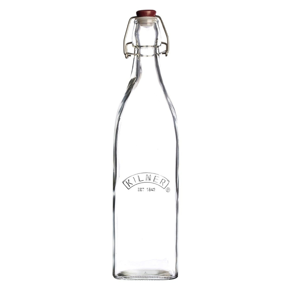 Glassflaske med klemme, 1L - Kilner i gruppen Matlaging / Kjøkkenutstyr / Oppbevaring hos The Kitchen Lab (1086-13494)