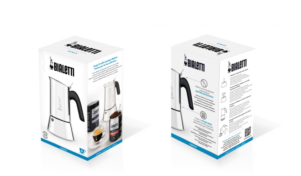 Espressomaskin Bialetti Venus, rustfritt stål