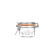 Rundt glass med lokk, 0,125 l - Kilner