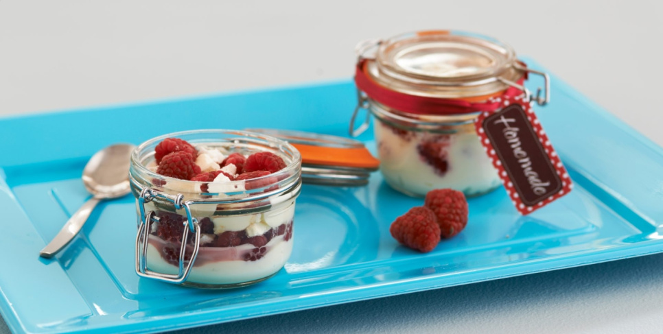 Rundt glass med lokk, 0,125 l - Kilner