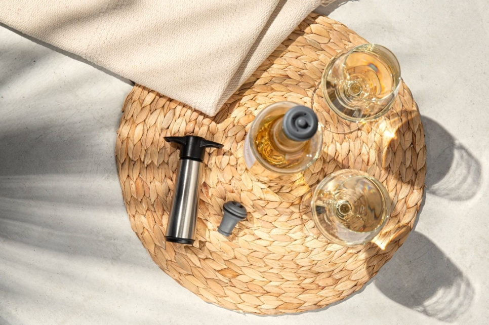 Vinoppbevarer, rustfritt stål - Vacuvin