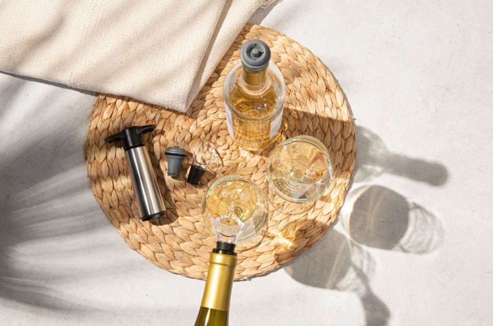 Vinoppbevarer, rustfritt stål - Vacuvin