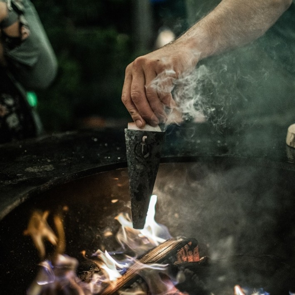 Flambadou - Forged Flambadou - Forged