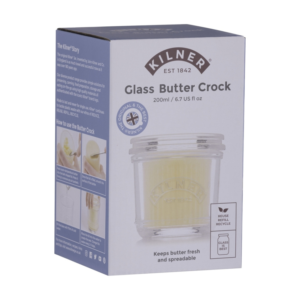 Smørklokke i glass – Kilner