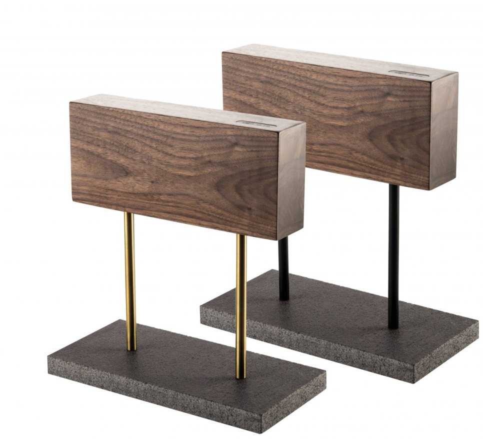 Magnetisk knivblokk i valnøtt - Style de Vie i gruppen Matlaging / Kjøkkenkniver / Oppbevaring for kniver / Knivblokk hos The Kitchen Lab (1086-34060)