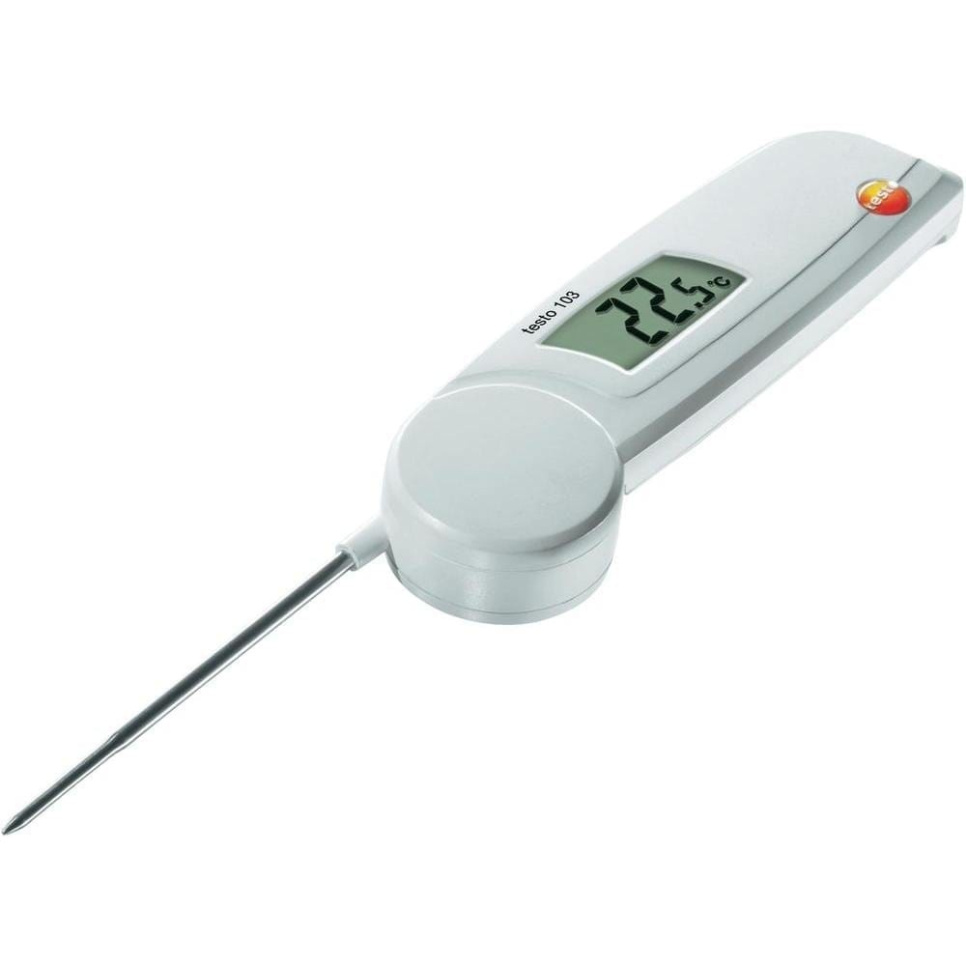 Termometer Testo 103, sammenleggbart i gruppen Matlaging / Målere / Kjøkkentermometer / Steketermometer hos The Kitchen Lab (1089-15889)