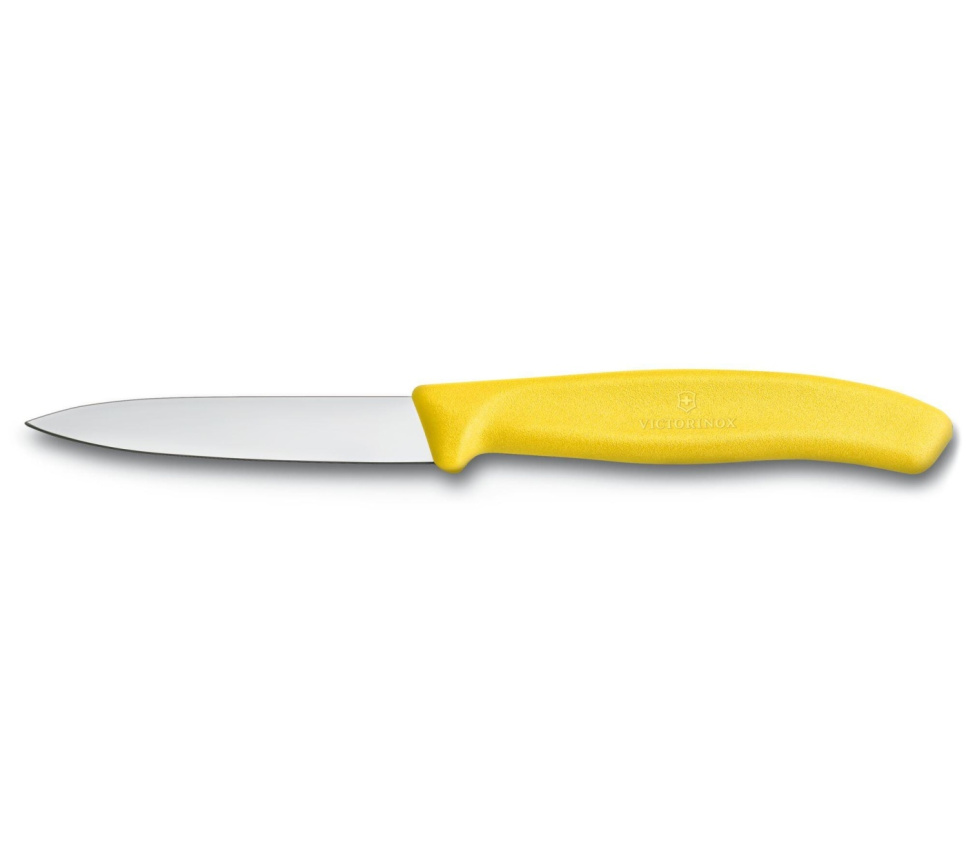 Skalkniv, 8 cm, gul - Victorinox i gruppen Matlaging / Kjøkkenkniver / Skjærekniver hos The Kitchen Lab (1090-11862)