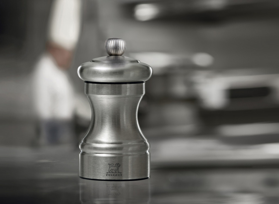 Saltkvern, 10 cm, Bistro Chef, Rustfritt Stål - Peugeot