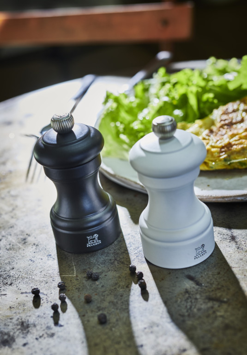 Saltkvern, 10 cm, Bistro, Svart - Peugeot