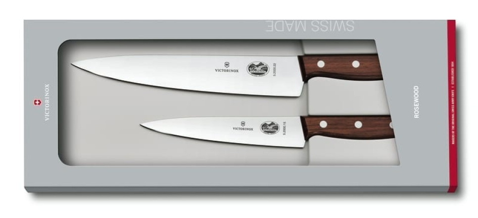 Kjøkkenknivsett, 2-delt treskaft - Victorinox i gruppen Matlaging / Kjøkkenkniver / Knivsett hos The Kitchen Lab (1090-23189)