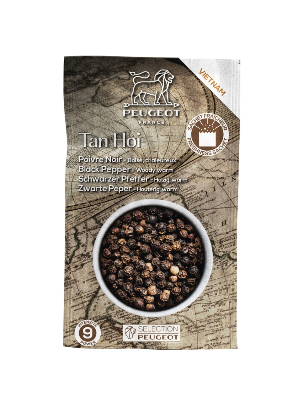 Pepper, Sort Tan Hoi, 140 g, Vietnam - Peugeot i gruppen Matlaging / Kjøkkenutstyr / Asiatisk matlaging hos The Kitchen Lab (1090-28197)
