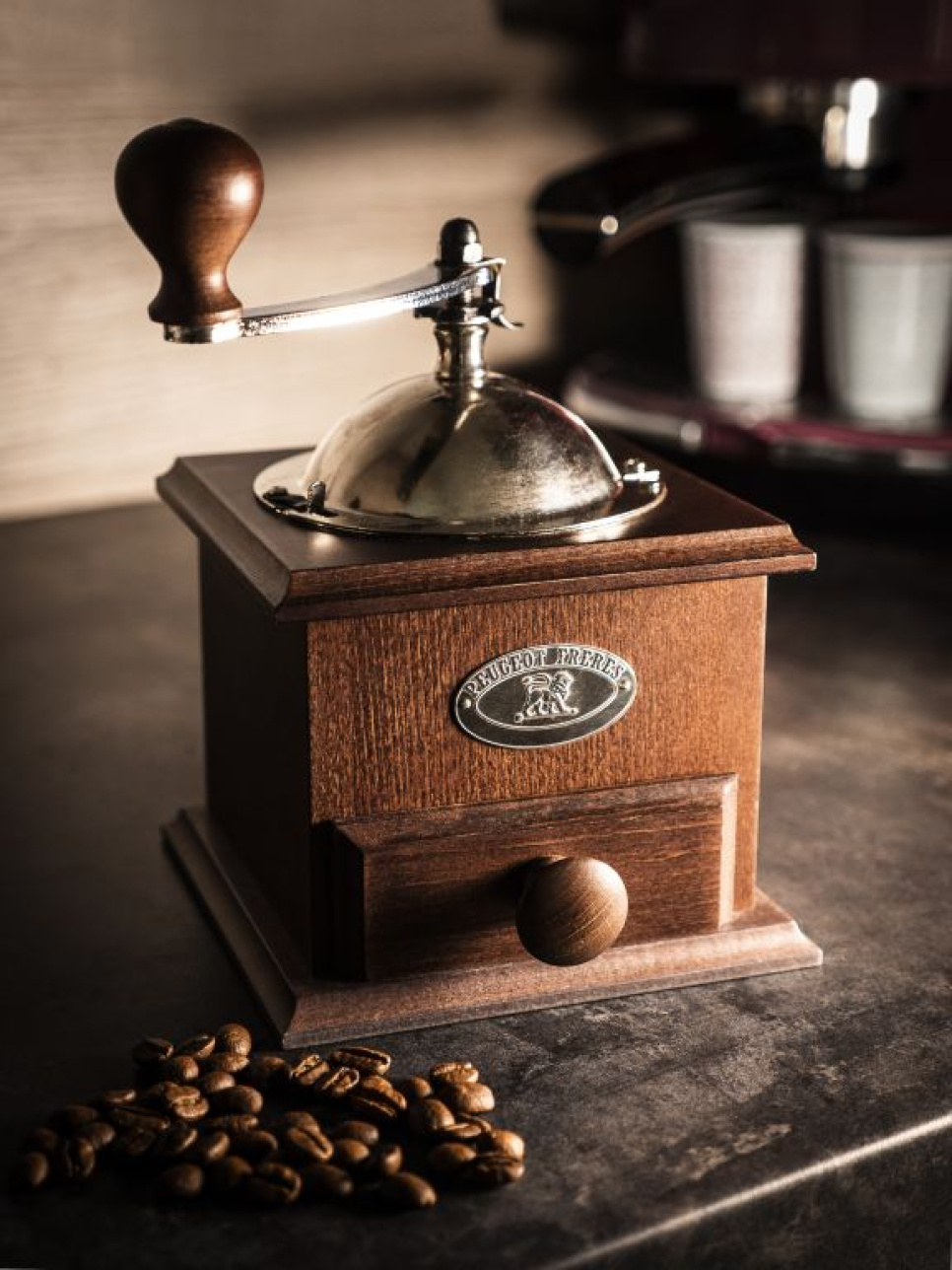 Kaffekvern, Nostalgie, Valnøtt - Peugeot
