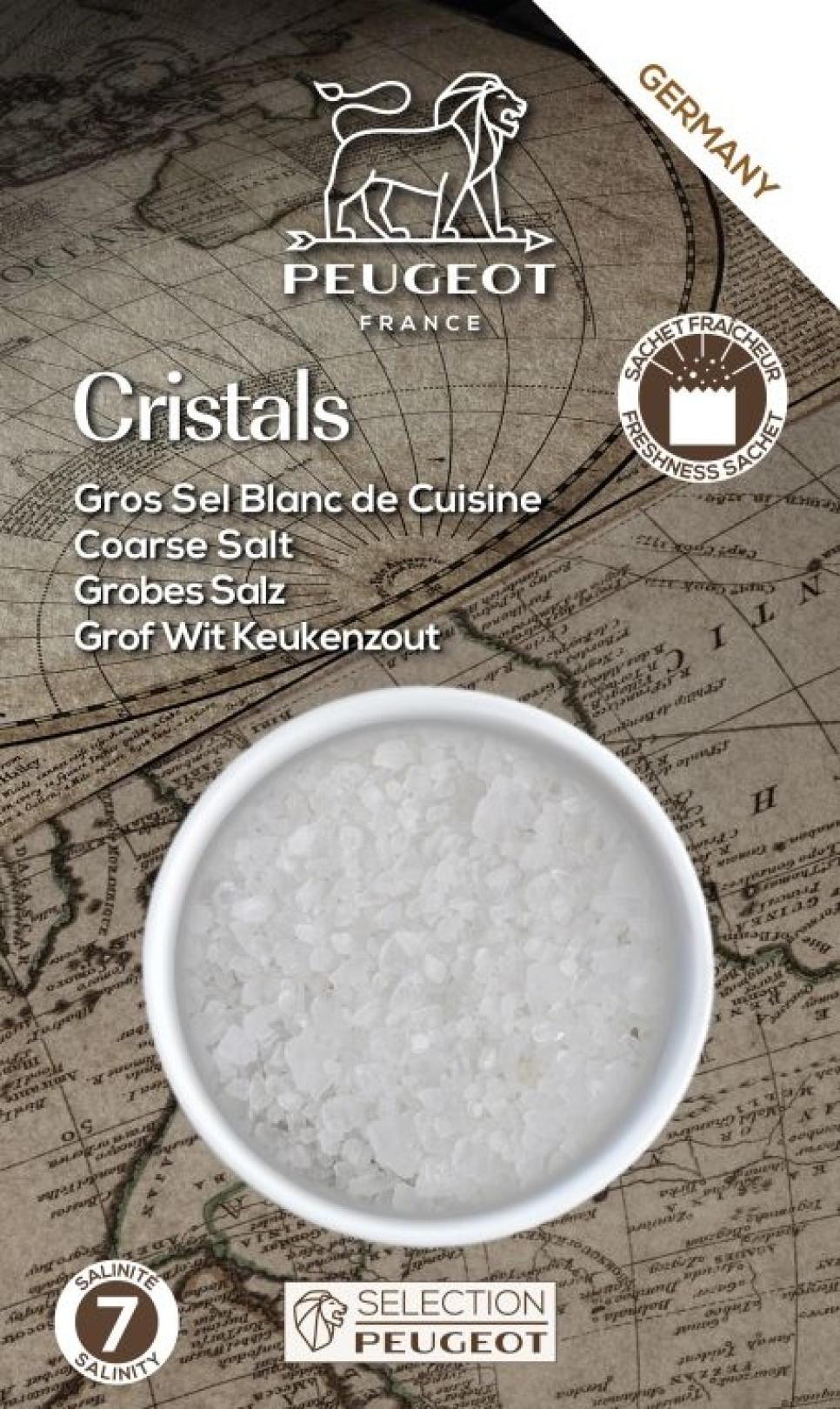 Kvarnsalt, Kalahari Desert 350 g, Sør-Afrika - Peugeot i gruppen Matlaging / Krydder og Smakstilsetninger / Salt hos The Kitchen Lab (1090-35292)