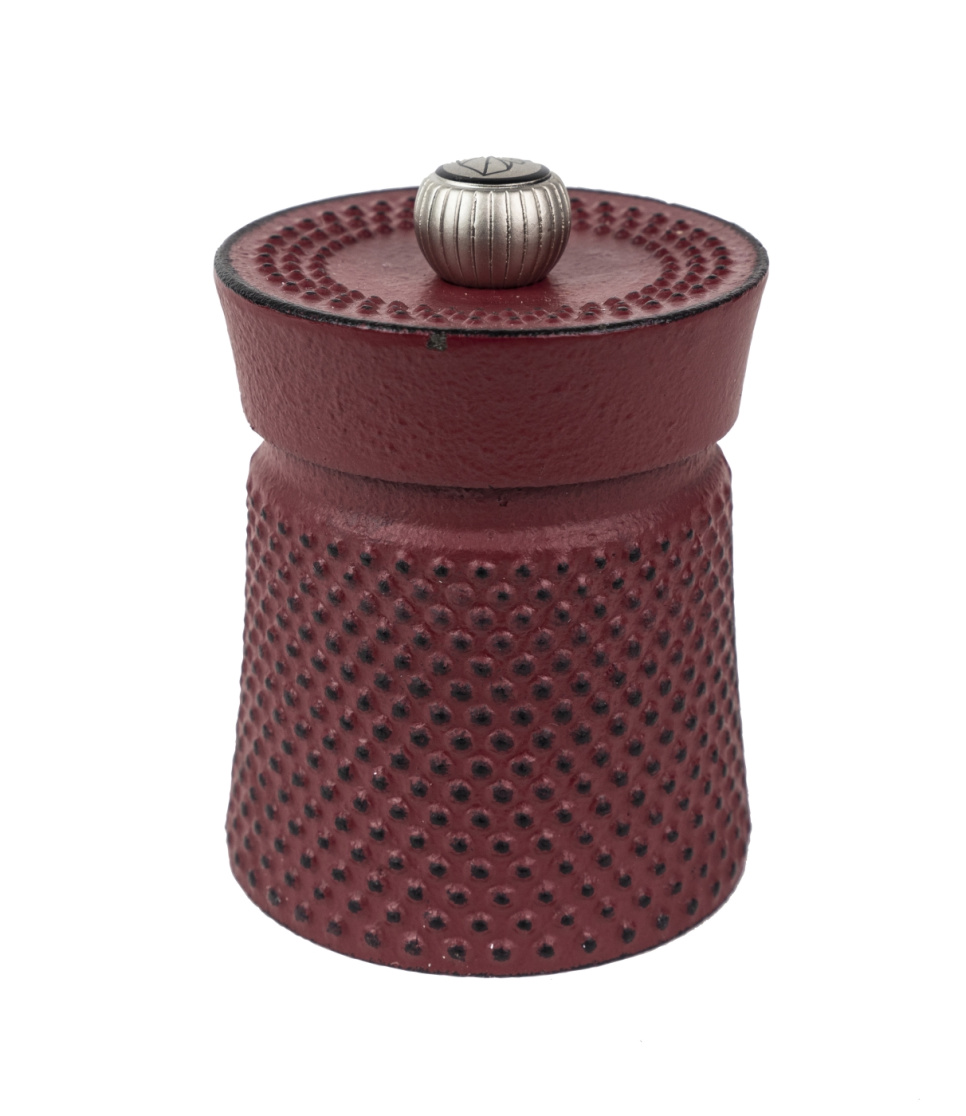 Pepperkvern, 8 cm, Bali, Støpejern, Rød - Peugeot i gruppen Matlaging / Kjøkkenutstyr / Salt- og pepperkvern hos The Kitchen Lab (1090-35332)