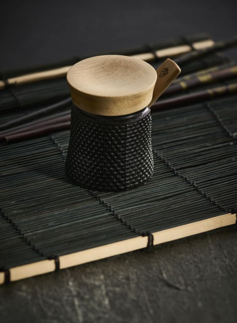 Saltkrukke, 7 cm, Bali, Støpejern, Sort - Peugeot