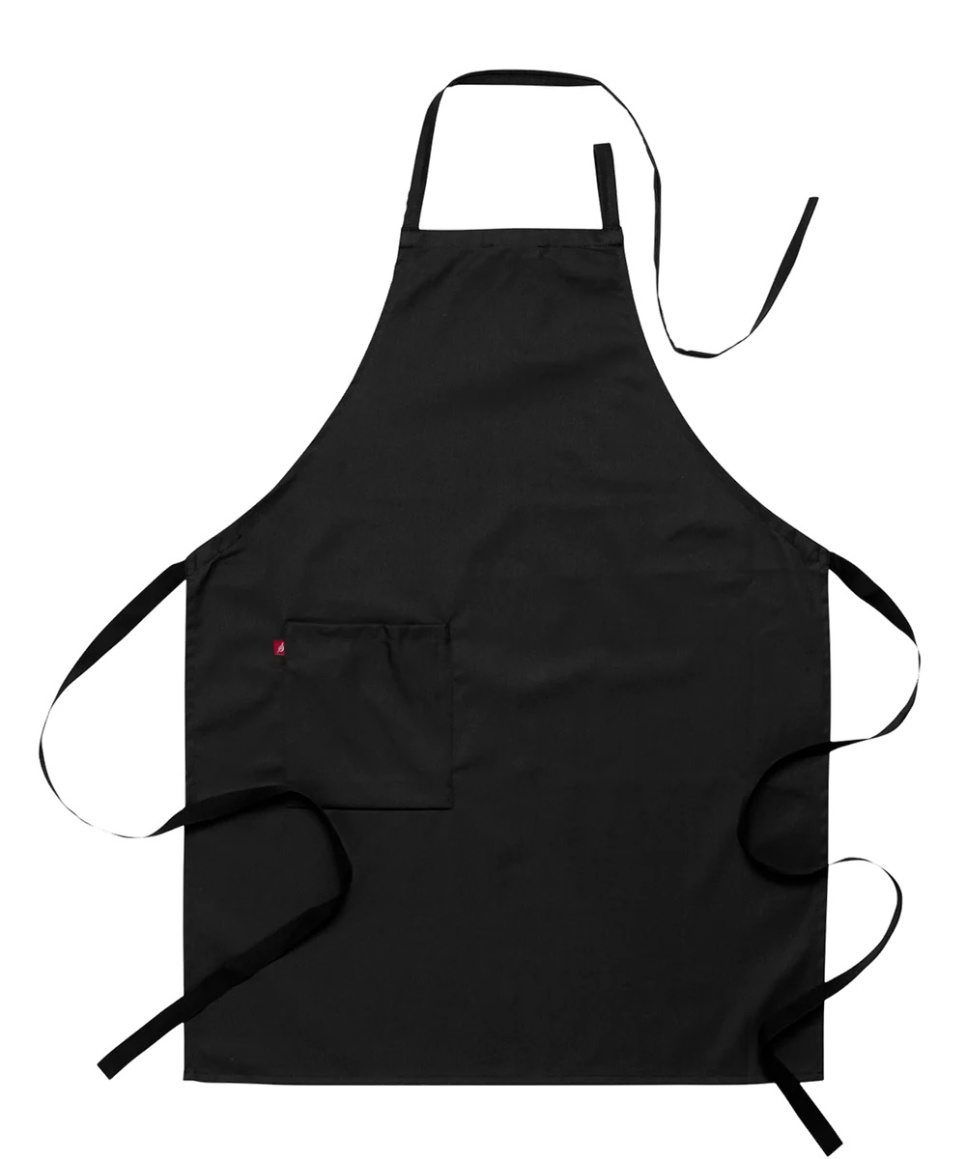 Forkle 75x95 cm, polyester/bomull, svart - Segers i gruppen Matlaging / Kjøkkentekstiler / Forkle hos The Kitchen Lab (1092-27859)