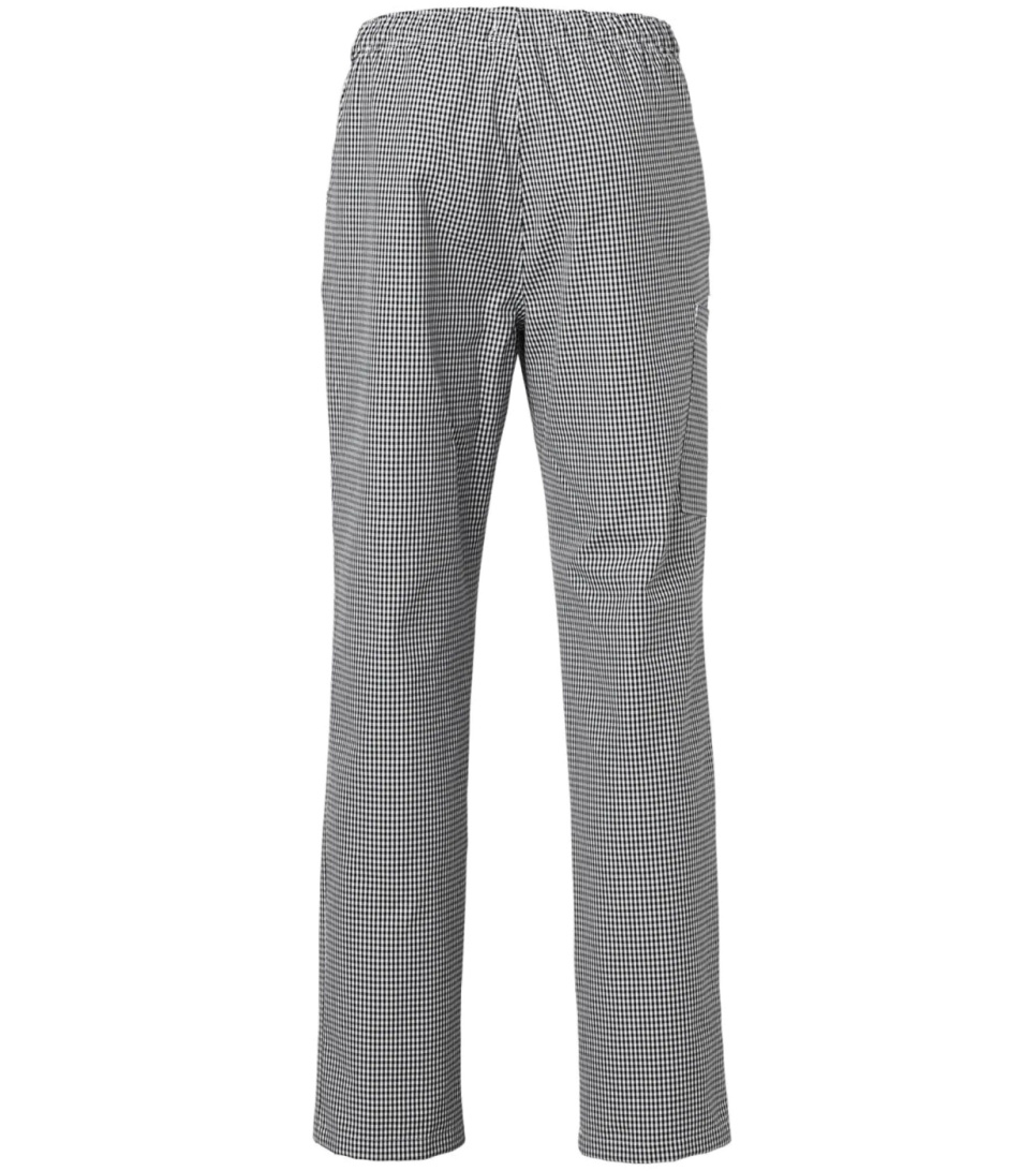Bukse, unisex, svart pepita - Segers