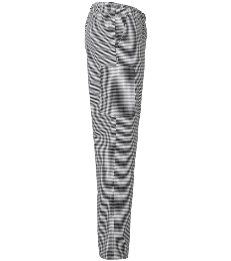 Bukse, unisex, svart pepita - Segers