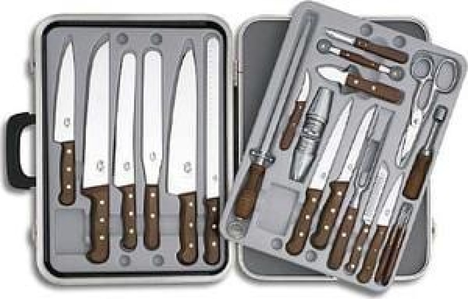Victorinox Kjøkkenveske med 24 kniver og tilbehør i gruppen Matlaging / Kjøkkenkniver / Oppbevaring for kniver / Øvrig oppbevaring for kniver hos The Kitchen Lab (1095-12275)