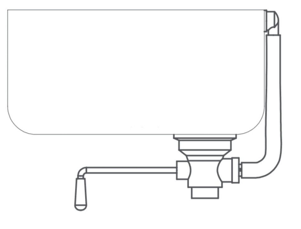 Stengeventil for oppvaskmaskin
