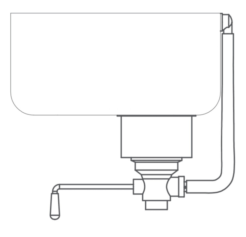 Stengeventil for oppvaskmaskin
