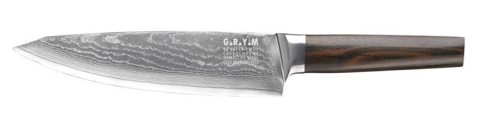 Kokkekniv 20 cm, Damaskus stål - GRYM i gruppen Matlaging / Kjøkkenkniver / Kokkekniver hos The Kitchen Lab (1146-13588)