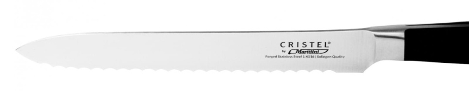 Tagget kniv 14 cm - Cristel Tagget kniv 14 cm - Cristel