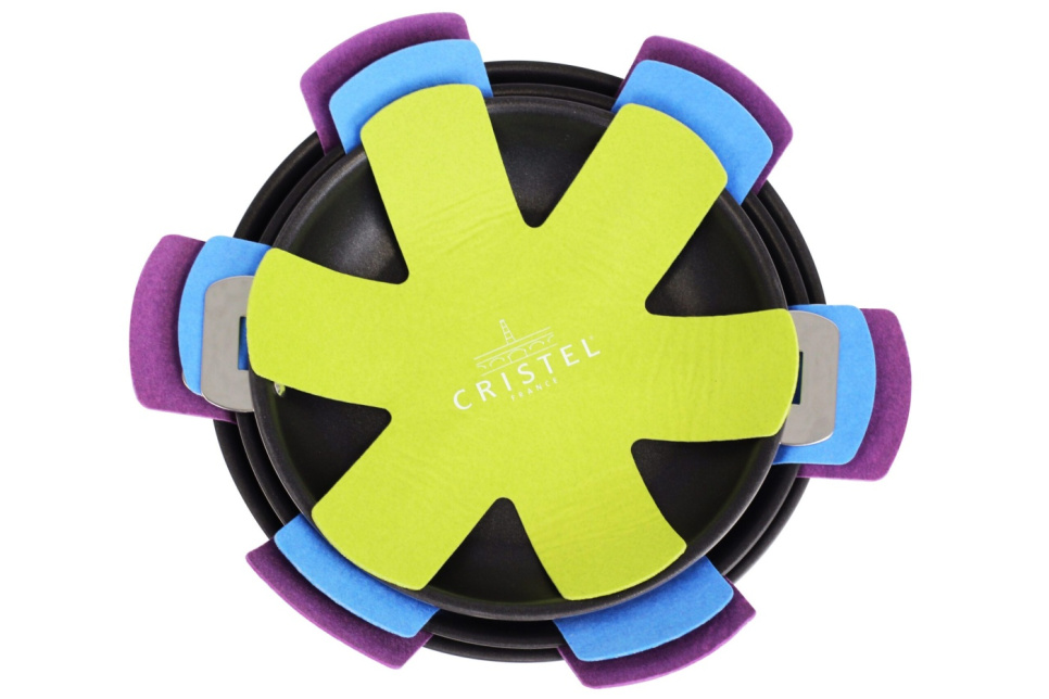 Deksel for stabling av belagte stekepanner, 3-pakning - Cristel