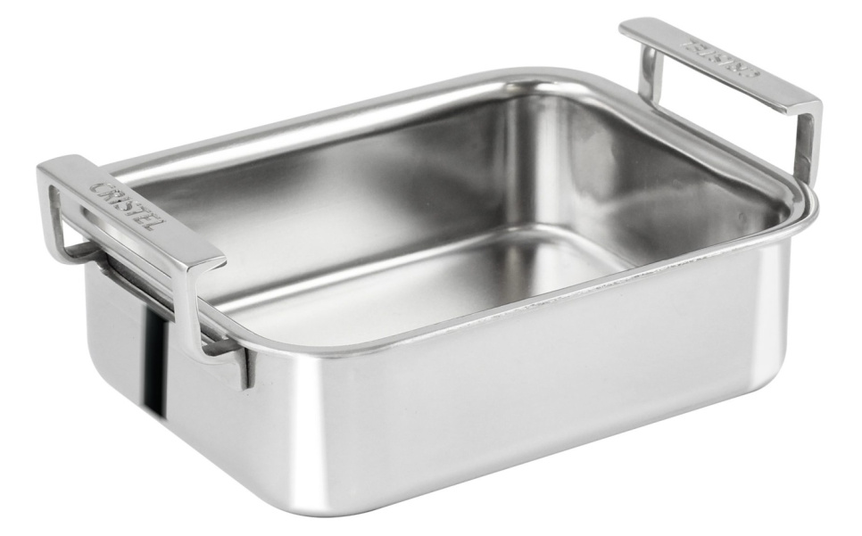 Ildfast form i tre lag rustfritt stål, 10x12cm, CastelPro - Cristel Ildfast form i tre lag rustfritt stål, 10x12cm, CastelPro - Cristel